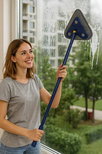 Mop Giratório Mágico + 2 Panos de Substituição