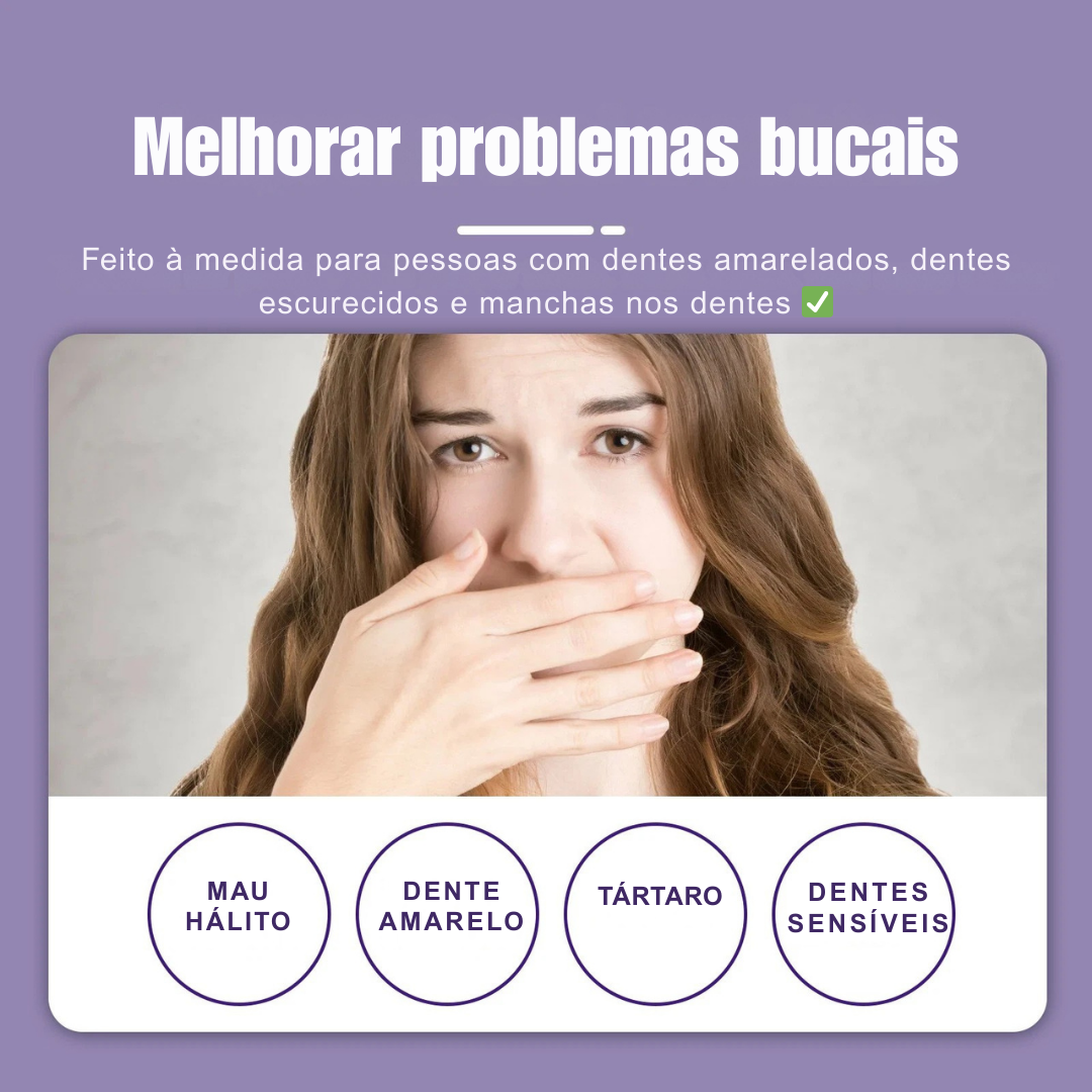 Clareador Dentário Smile Pro V34 💜