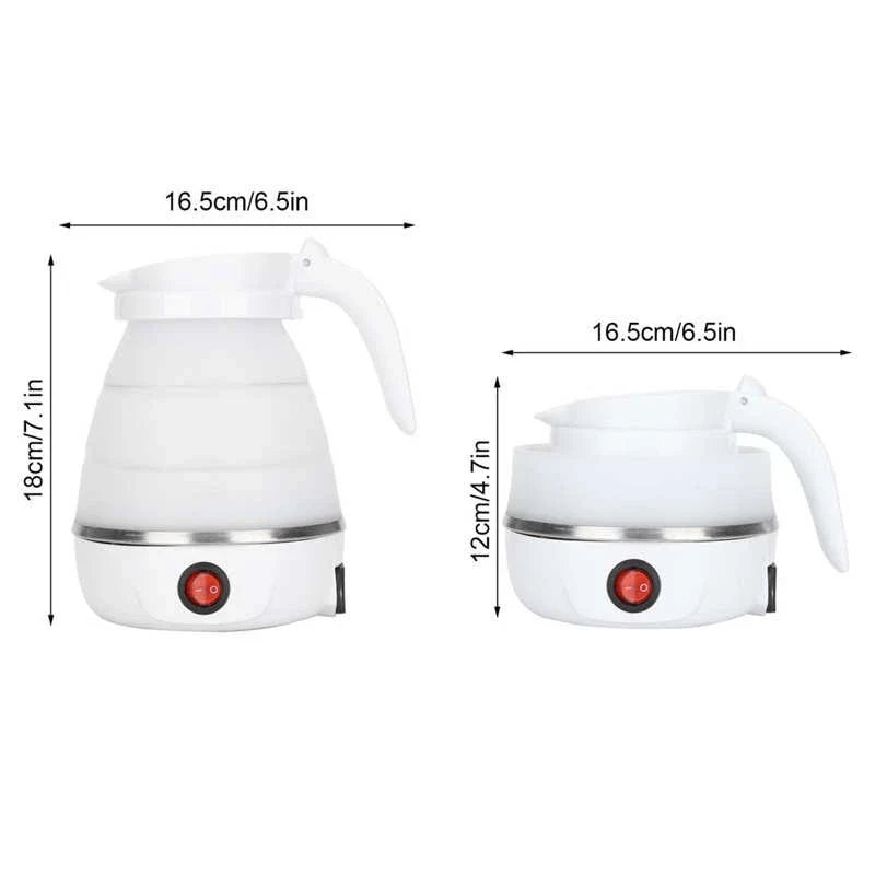 Fervedor de água portátil dobrável 600ML